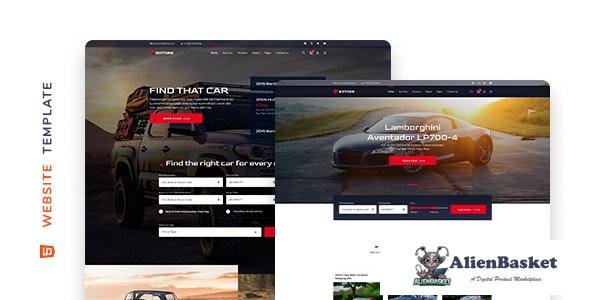 24055 Rotors v1.0 - Car Rental Website Template 