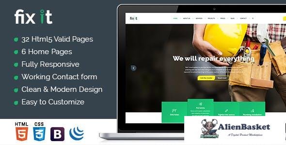 14369 Fixit Construction - Construction HTML Template 