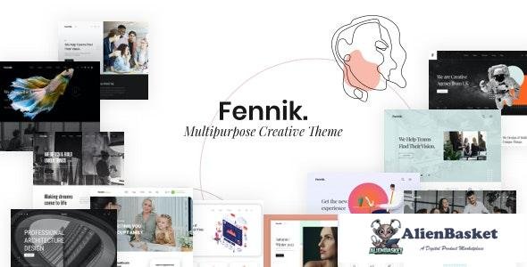 27418 Fennik v1.0.6 - Multipurpose Creative Theme 