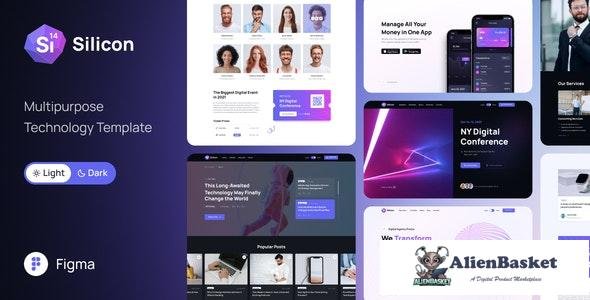 31770 Silicon v1.0 - Multipurpose Business / Technology Figma Template 