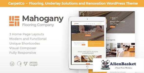 14998 Mahogany v1.1 - Flooring Company WordPress Theme 