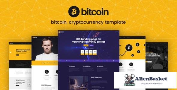 13412 Bitcoin - ICO and Cryptocurrency PSD Template 