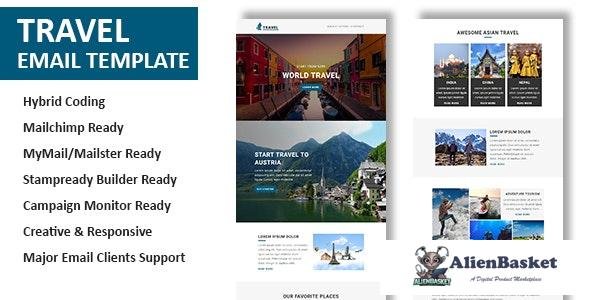 24958 Travel v1.0 - Multipurpose Responsive Email Template with Online StampReady & Mailchimp Builde