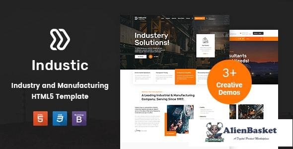 19785 Industic v1.0 - Factory and Manufacturing HTML5 Template 