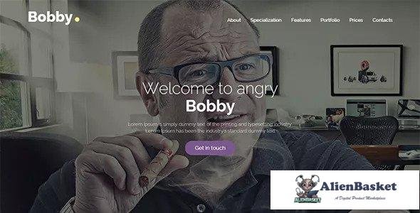 13427 Bobby - Creative Service HTML Landing Page 