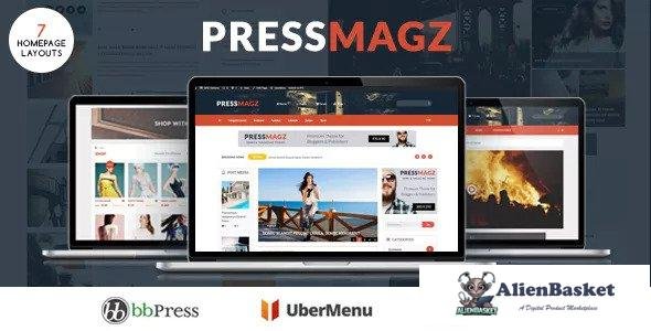 13755 PresssMagz v1.0.1 - Editorial News & Magazine Theme 