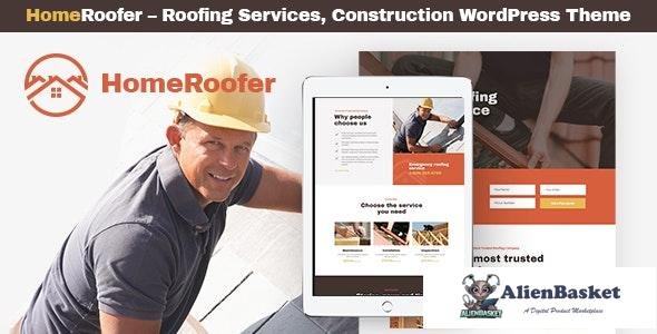 21798 HomeRoofer v1.0.2 - Roofing Company Services & Construction WordPress Theme 