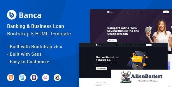 26920 Banca v1.0 - Banking & Business Loan Bootstrap-5 HTML Website Template 
