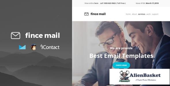 12180 Fince Mail v1.0 - Responsive E-mail Template + Online Access 