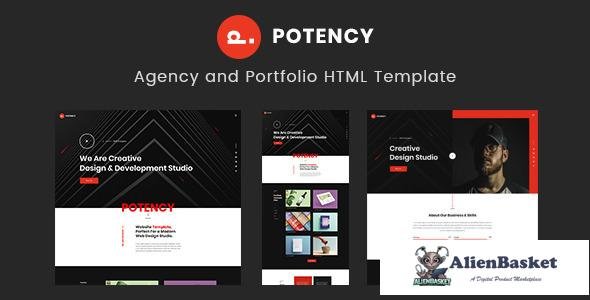 11804 Potency - Creative Agency And Portfolio HTML5 Template 