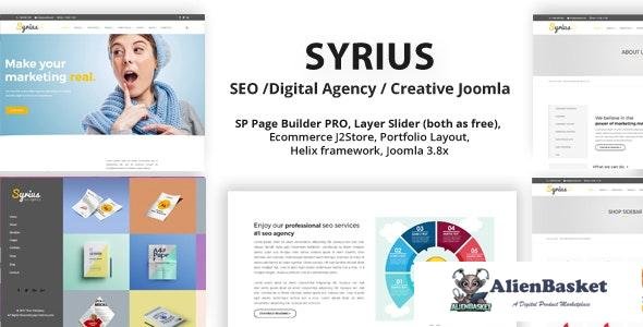 18779 Syrius v2.0 - SEO Digital Agency Creative Joomla Template 