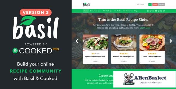 11793 Basil Recipes v2.0.1 - A Recipe-Powered WordPress Theme 