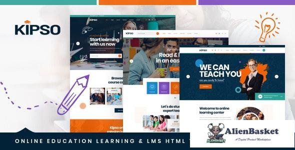 18181 Kipso v1.0 - Online Education Learning & LMS HTML Template 