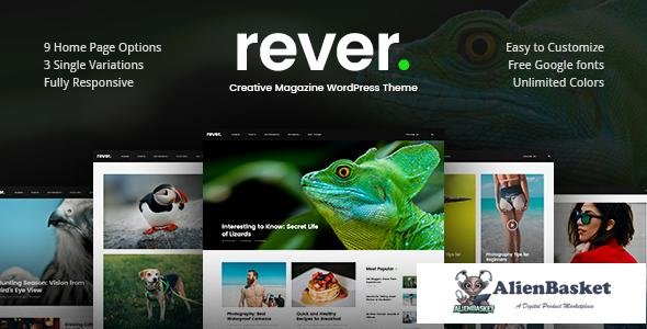 13011 Rever v1.0.3 - Clean and Simple WordPress Theme 