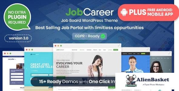 19343 JobCareer v3.1 - Job Board Responsive WordPress Theme 