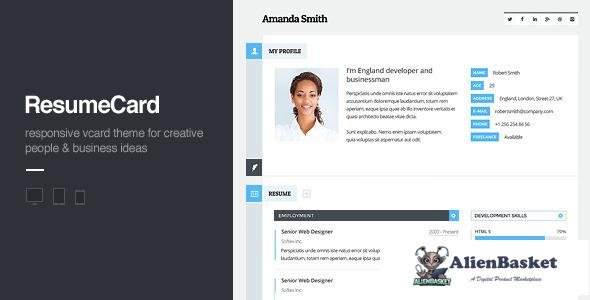 11035 vCard v1.3 - Responsive HTML Template 