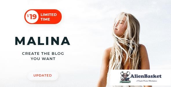 15076 Malina v1.3.6 - Personal WordPress Blog Theme 