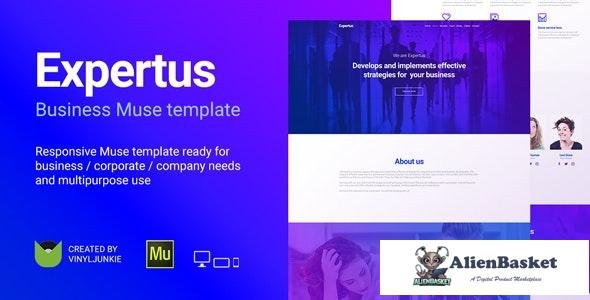 19435 Expertus v1.0 - Business / Corporate / Company Responsive Muse Template 