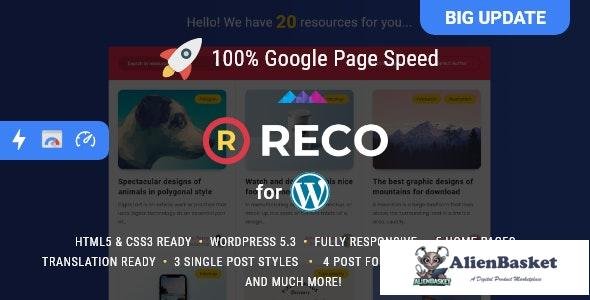 21952 Reco v4.5.0 - Minimal Theme for Freebies 