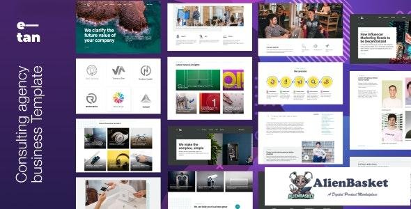 16803 E—tan v1.0 - Digital Consulting Agency HTML Template 