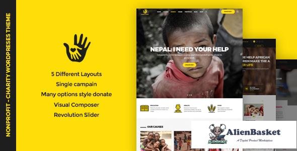 44109 CharityHeart v1.11 - Charity, Crowdfunding, Nonprofit Theme 