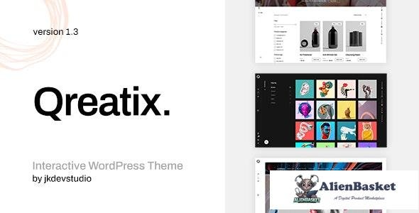 27609 Qreatix v1.3 – Interactive Portfolio WordPress Theme 