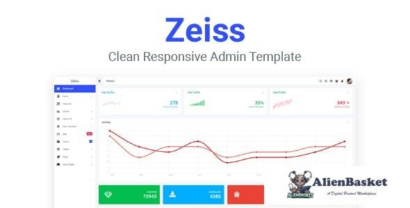 14709 Zeiss v1.0 - Clean Responsive Admin Template 