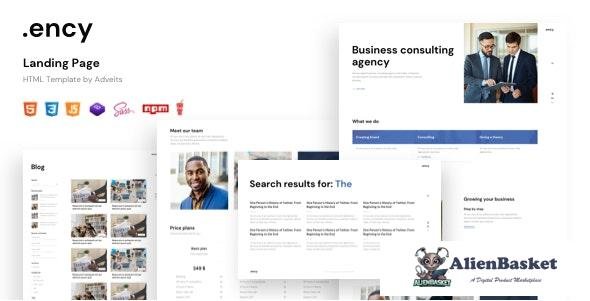 25339 Ency v1.0 - Landing Page HTML Template 