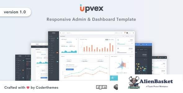 16799 Upvex v1.0.0 - Responsive Admin & Dashboard Template 