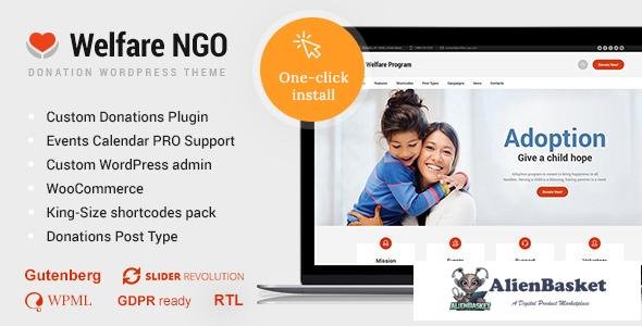 29779 Welfare NGO v1.2.4 - Nonprofit Organization Charity Theme 