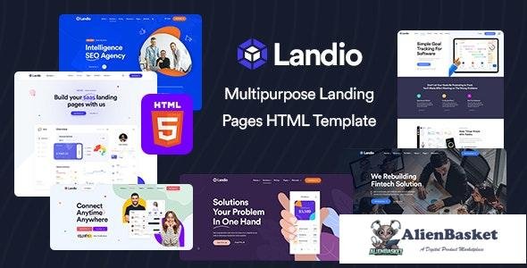 26998 Landio v1.0 - Multipurpose Landing Page HTML Template 
