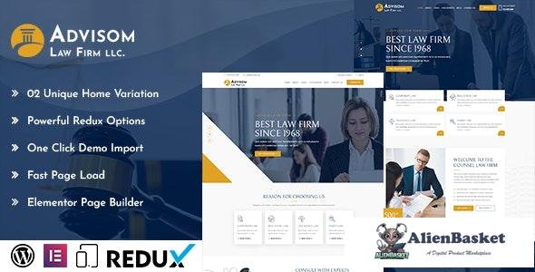 26064 Advisom v1.1 - Law Firm WordPress Theme 