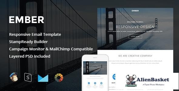 10826 Ember v1.1 - Responsive Email + StampReady Builder 