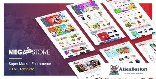 16596 MegaStore v1.0 - Super Market Ecommerce HTML Template 