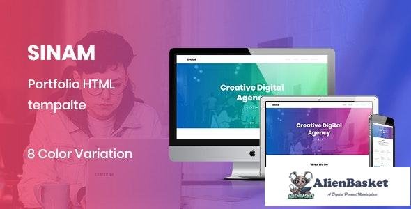 27127 Sinam v1.0 - Creative HTML5 Portfolio Template 