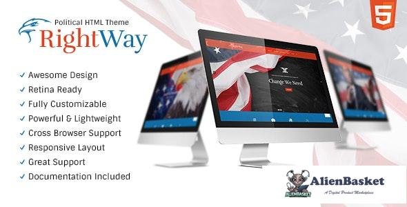 15866 Right Way v1.0 - Politics & Activism Site Template 