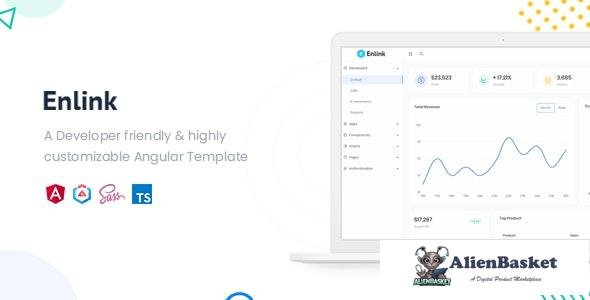 27939 Enlink v1.0 - Angular 12 Admin Template 