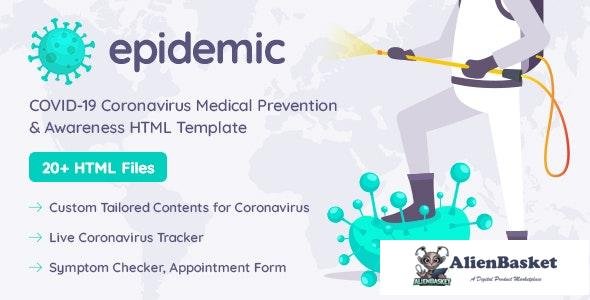 21180 Epidemic v1.0 - COVID-19 Coronavirus Medical Prevention & Awareness HTML Template 