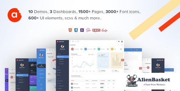 11020 AdminBite - Powerful Bootstrap 4 Admin Template 