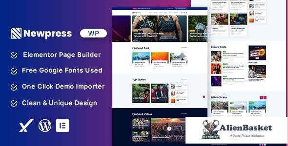 27906 Newpress v1.0 - Blog Magazine WordPress Theme 
