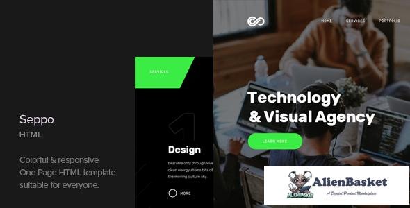 11860 Seppo - Corporate One Page HTML Template 