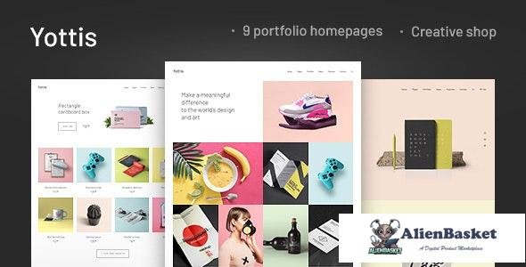 37948 Yottis v1.0.8 - Personal Creative Portfolio WordPress Theme + Store 