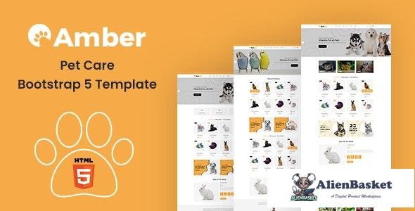 25891 Amber v1.0 - Pet Care Bootstrap 5 Template 