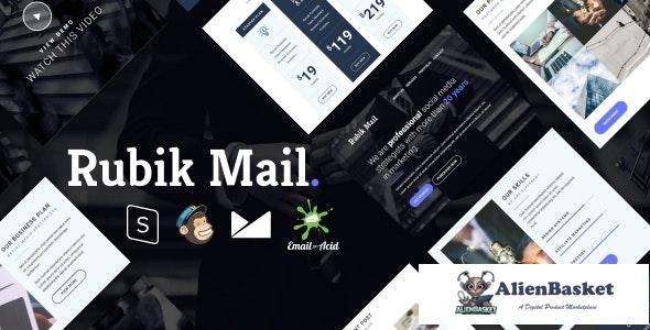 17172 Rubik v1.0 - Responsive Email Template with MailChimp Editor, StampReady & Online Builder 