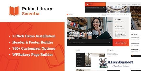 22031 Scientia v1.0.1 - Public Library & Book Store Education WordPress Theme 