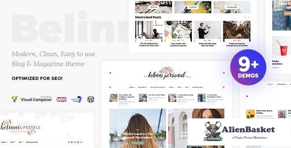 20920 Belinni v1.4.0 - Multi-Concept Blog / Magazine WordPress Theme 