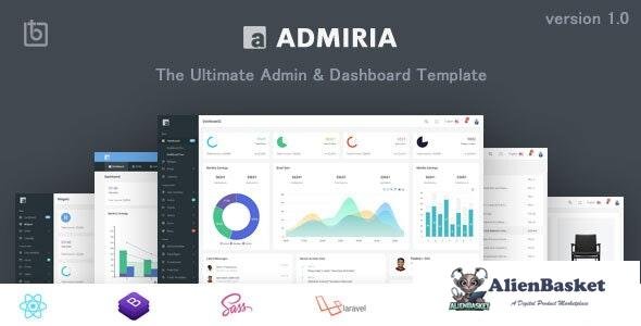 18045 Admiria v1.0 - The Ultimate Admin & Dashboard Template 