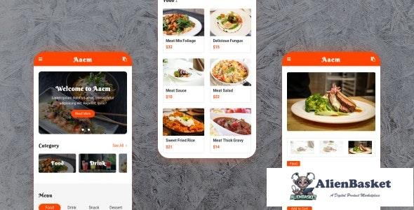 19867 Aaem v1.0 - Cafe & Restaurant Mobile Template 