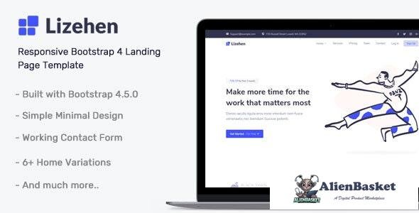 23393 Lizehen v1.0 - Landing Page Template 