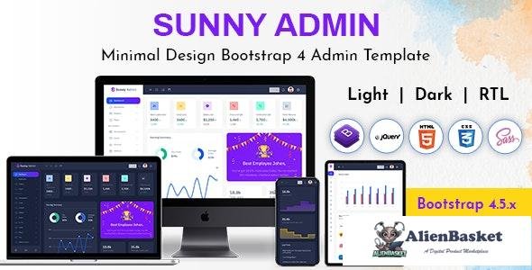 22948 Sunny v1.0 - Bootstrap Admin Dashboard HTML Template 